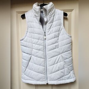 DSG Women's White Quilted Vest, XS